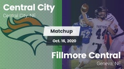 Matchup: Central City High vs. Fillmore Central  2020