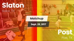 Matchup: Slaton  vs. Post  2017
