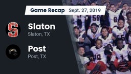Recap: Slaton  vs. Post  2019