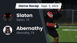 Recap: Slaton  vs. Abernathy  2022