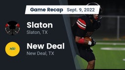 Recap: Slaton  vs. New Deal  2022