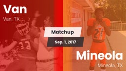 Matchup: Van  vs. Mineola  2017