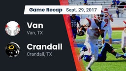 Recap: Van  vs. Crandall  2017