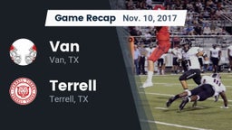 Recap: Van  vs. Terrell  2017
