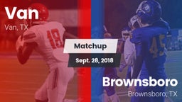 Matchup: Van  vs. Brownsboro  2018