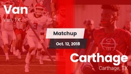Matchup: Van  vs. Carthage  2018