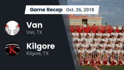 Recap: Van  vs. Kilgore  2018