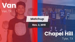 Matchup: Van  vs. Chapel Hill  2018