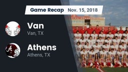 Recap: Van  vs. Athens  2018