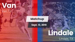 Matchup: Van  vs. Lindale  2019