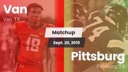 Matchup: Van  vs. Pittsburg  2019