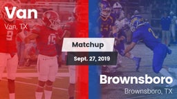 Matchup: Van  vs. Brownsboro  2019