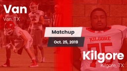 Matchup: Van  vs. Kilgore  2019