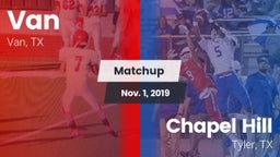 Matchup: Van  vs. Chapel Hill  2019