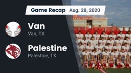 Recap: Van  vs. Palestine  2020