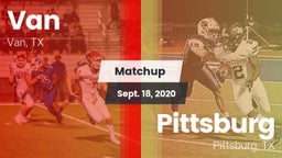 Matchup: Van  vs. Pittsburg  2020