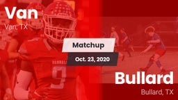 Matchup: Van  vs. Bullard  2020
