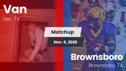 Matchup: Van  vs. Brownsboro  2020