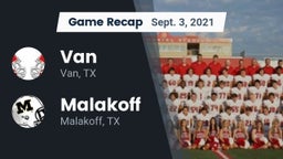 Recap: Van  vs. Malakoff  2021