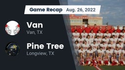 Recap: Van  vs. Pine Tree  2022