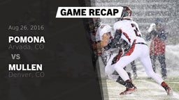 Recap: Pomona  vs. Mullen  2016