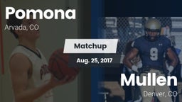 Matchup: Pomona  vs. Mullen  2017