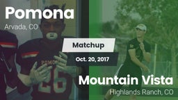 Matchup: Pomona  vs. Mountain Vista  2017
