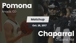 Matchup: Pomona  vs. Chaparral  2017