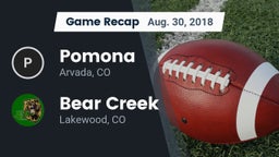 Recap: Pomona  vs. Bear Creek  2018