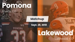 Matchup: Pomona  vs. Lakewood  2018