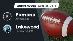 Recap: Pomona  vs. Lakewood  2018