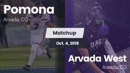 Matchup: Pomona  vs. Arvada West  2018