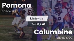 Matchup: Pomona  vs. Columbine  2018