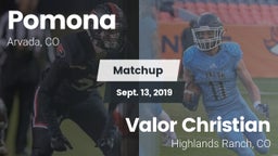 Matchup: Pomona  vs. Valor Christian  2019