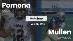 Matchup: Pomona  vs. Mullen  2019