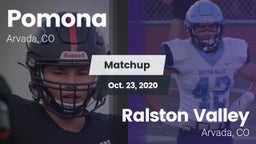 Matchup: Pomona  vs. Ralston Valley  2020