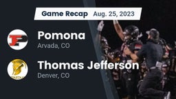 Recap: Pomona  vs. Thomas Jefferson  2023