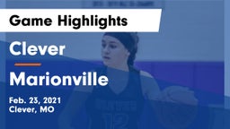 Clever  vs Marionville  Game Highlights - Feb. 23, 2021