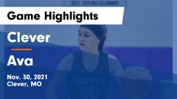 Clever  vs Ava  Game Highlights - Nov. 30, 2021