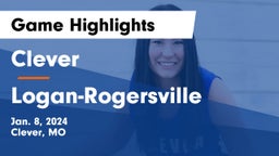 Clever  vs Logan-Rogersville  Game Highlights - Jan. 8, 2024
