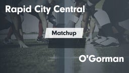Matchup: Rapid City Central vs. O'Gorman  2016