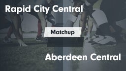 Matchup: Rapid City Central vs. Aberdeen Central  2016