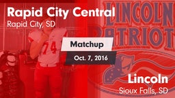 Matchup: Rapid City Central vs. Lincoln  2016