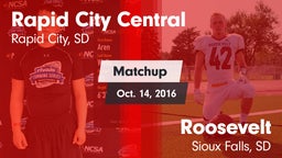Matchup: Rapid City Central vs. Roosevelt  2016