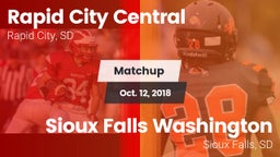 Matchup: Rapid City Central vs. Sioux Falls Washington  2018