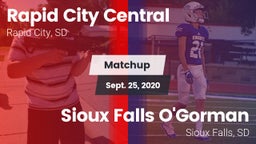 Matchup: Rapid City Central vs. Sioux Falls O'Gorman  2020