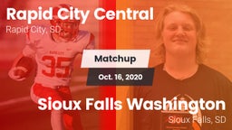 Matchup: Rapid City Central vs. Sioux Falls Washington  2020