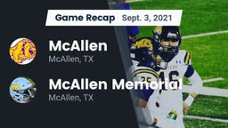 Recap: McAllen  vs. McAllen Memorial  2021