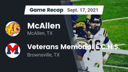 Recap: McAllen  vs. Veterans Memorial E.C.H.S. 2021