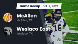 Recap: McAllen  vs. Weslaco East  2021